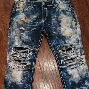 Rock Revival Nikola Biker Stretch Jeans